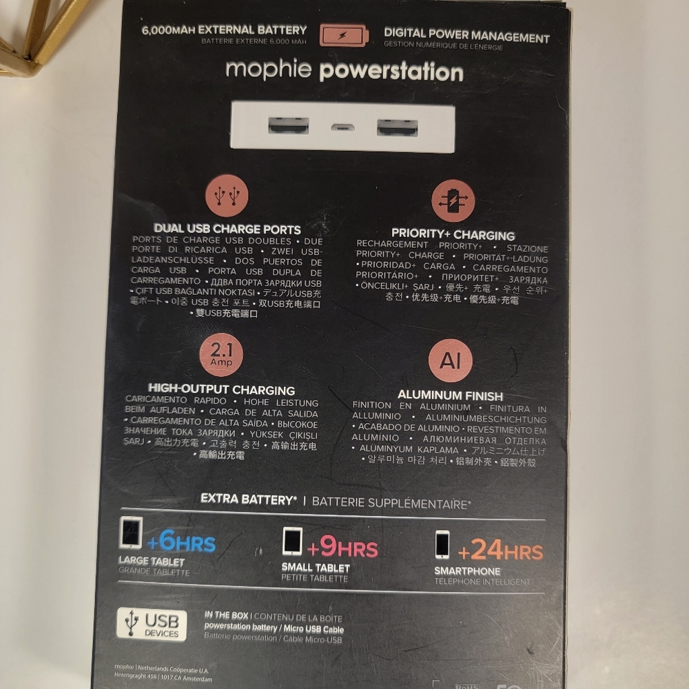 🆕️Mophie, 24 hr Powerstation, Quick Charge External Power Station🔋 - Picture 6 of 6